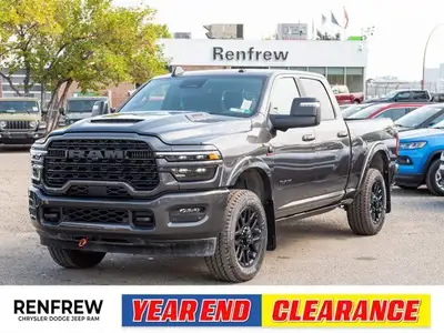 4x4, 6.7L Cummins HO Turbo Diesel, 8-Spd TorqueFlite HD, Power Sunroof, Power Running Boards, 5th Wh...