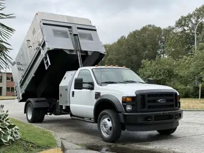 2008 Ford F-450 SD Regular Cab Dually Diesel with 10-Foot Dump Box, 6.4L, 8 cylinder, 2 door, automa...