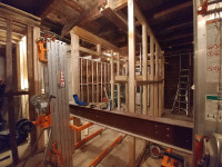 Modifications de murs porteurs et nivellement  de plancher