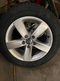 Brand new OEM  VW 16" with Kumho winter package