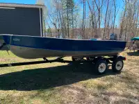For sale boat, motor and trailer