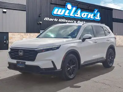 Look at this certified 2025 Honda CR-V Sport AWD | Sunroof | Adaptive Cruise | Heated Wheel + Seats...