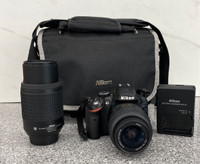 Nikon D3200 DSLR Camera w/55-200mm  Zoom Lens