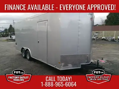 NEW Transport 8.5x20ft Enclosed Cargo Trailer from Haulmark - Rear Ramp Door w/ Spring Assist - 16in...