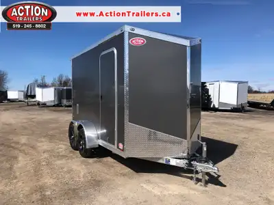 LEGACY LITE 6' X 12 TANDEM AXLE ALUMINUM CARGO TRAILER WITH REAR BARN DOORS, CARGO+ PACKAGE AND 12in...