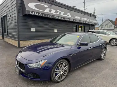 DON’T MISS YOUR CHANCE TO OWN THIS EXCEPTIONALLY LOW MILEAGE LUXURY 2017 MASERATI GHIBLI SQ4 WITH NO...