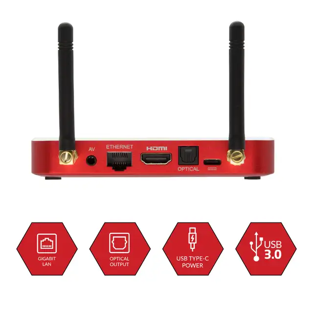 BuzzTV X5 Red Super Sport Android 13 TV 4K IP box AX WiFi PVR63436969294209124