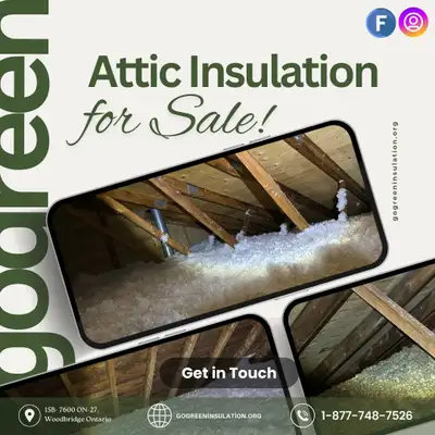 Attic Insulation for Sale !, View more