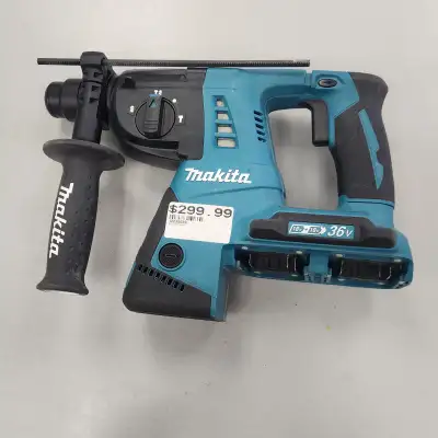Makita Rotary Hammer - DHR263 - LED job light with afterglow feature - One touch sliding chuck enabl...