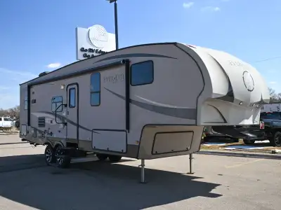 The 2012 Ever-Lite 31RKS fifth wheel offers a comfortable and well-designed rear kitchen layout, per...