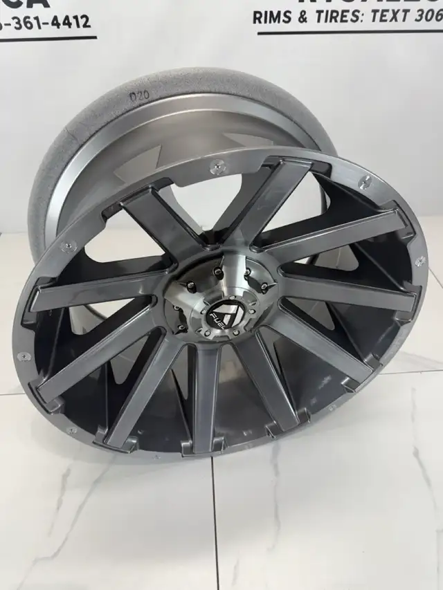 20x10 Fuel Rims 8x165 Dodge Ram Gmc Chevy 2500 3500 in Tires & Rims in Saskatoon - Image 3