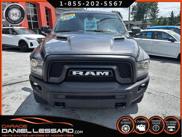 Ram 1500 Classic WARLOCK 4 X 4 CREW CAB BTE 5.7 PIEDS, HEMI 2022 in Cars & Trucks in St-Georges-de-Beauce - Image 10