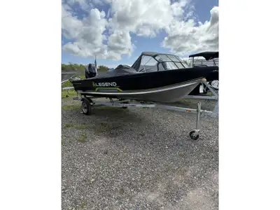 Come visit us at Adventure Motors!! 2025 Legend 16 Prosport SC W/ 25 ELPT 4S Merc & Galv Trailer As...