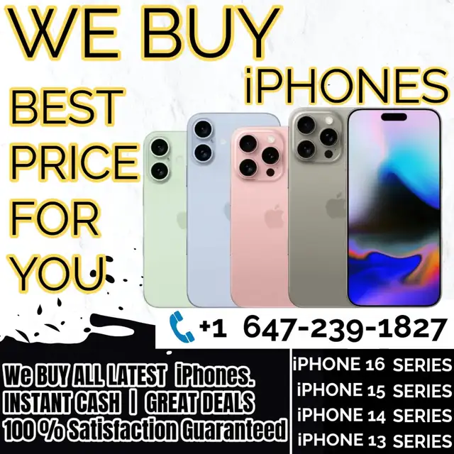 TOP CASH FOR YOUR iPHONE 17 pro max, Pixel 1 Pro XL, MacBook pro in Cell Phones in City of Toronto - Image 2