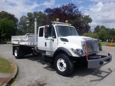 2012 International 7300 Dump Truck 4 seater Air Brakes 7.6L Allison Automatic 4X2 power door locks,...