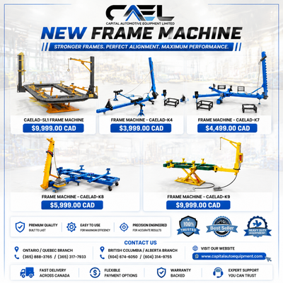 CAEL Frame Machines – Professional Auto Body Repair Equipment We carry a full line of brand new CAEL...