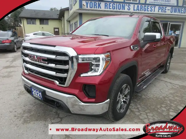 2021 GMC Sierra 1500 GREAT KM'S SLE-MODEL 6 PASSENGER 3.0L - DUR