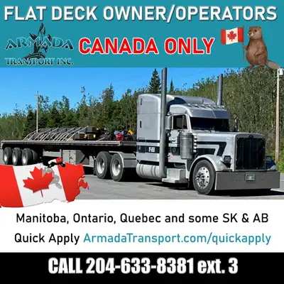 HIRING - Flat Deck Owner Operators, View more