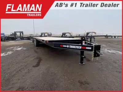 2026 Trailtech Essential Series 24' Triple Axle Highboy Trailer (3) 7000lb Slipper Spring Axles Elec...