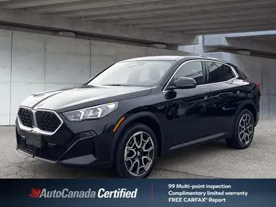 Imagine confidently commanding the streets in this black 2025 BMW X2 xDrive28i Sport Utility, a rema...