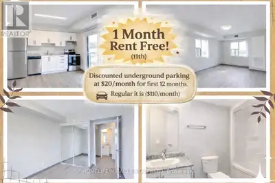 BIG BONUS**** 1 MONTH RENT FREE(11th Month) + Discounted Underground Parking($20/month) for full 12...