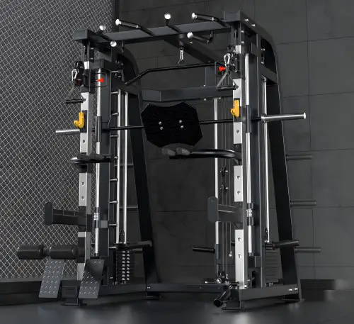 HEAVY DUTY SMITH MACHINE HOME GYM EXERCISE WEIGHT LIFTING 127554 in Exercise Equipment in Winnipeg - Image 2