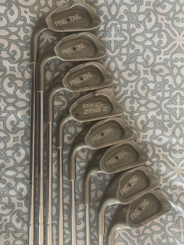 MENS LEFT HANDED PING GOLF CLUBS - GOOD COND. in Golf in Hamilton - Image 3
