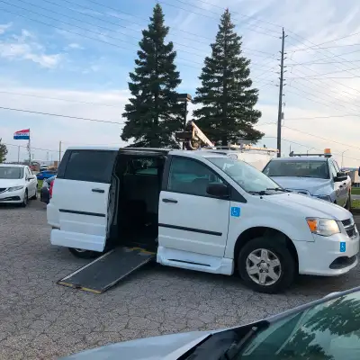 2013 Dodge Grand Caravan, Wheelchair Accessible Van, in good drive condition, there is space for two...