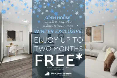 Winter Exclusive | Enjoy Up To Two Months FREE on a 14-Month Lease!* (Select Suites Only) OPEN HOUSE...