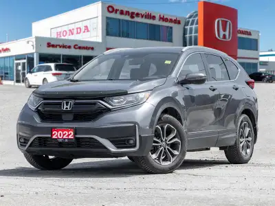 Discover premium comfort and everyday versatility with the 2022 Honda CR-V EX-L AWD. Finished in a b...