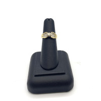 14KT Yellow & White Gold Diamond Women's Engagement Ring $1015