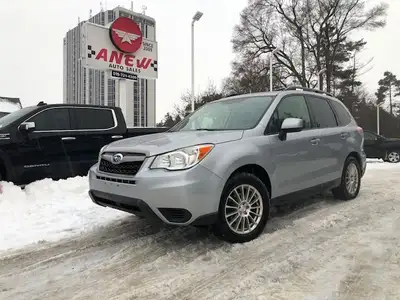 2015 SUBARU FORESTER 2.5 4 CYL 6 SPEED AWD - 1 OWNER NO ACCIDENTS - SAFETIED - WINTER RIMS AND TIRES...