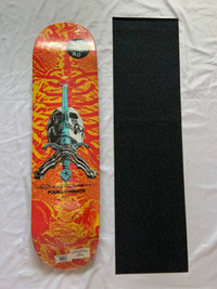 Powell Peralta 8.0” pro skateboard deck  with grip tape