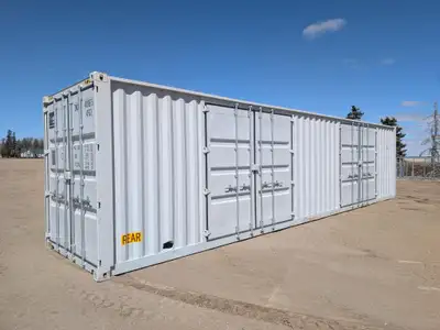 2026 ZWH ZNCU4008735 SHIPPING CONTAINER - (2) Open Side Doors, (1) End Door, Lock Box, Side Forklift...