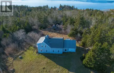 Nestled on 8 private acres with nearly 300 feet of harbour front, this spacious older home offers a...