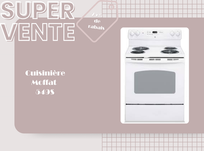 Cuisinière Moffat blanche, View more