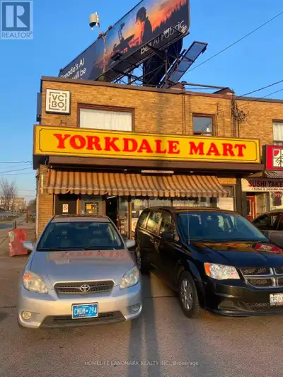 Highly profitable convenience store located on a busy corner plaza on Dufferin St near Yorkdale Mall...