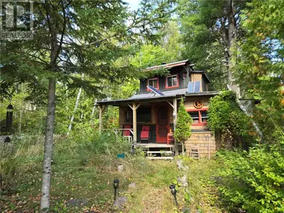 Located in the Alban area, very private off grid seasonal getaway on 68 acres of natural forest and...