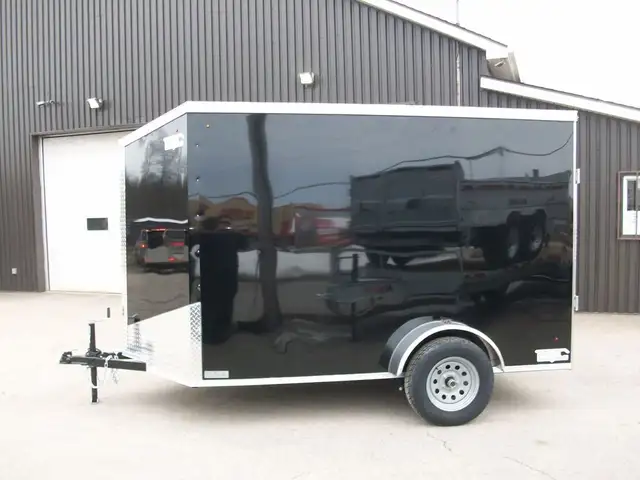 2025 Weberlane CARGO 6' X 10' V-NOSE 1 ESSIEUX RAMPE VTT MOTO TR in Cargo & Utility Trailers in Laval / North Shore - Image 5