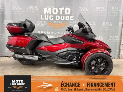 2025 Can-Am Spyder RT Limited Can-Am Spyder RT Limited 2025 SEULEMENT 496 KM BALANCE DE GARANTIE BRP...