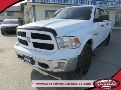 3.0L - V6 - ECO-DIESEL - DOHC 24 VALVE DIESEL ENGINE 4X4 SYSTEM CREW-CAB SHORT-BOX RUNNING BOARDS TR...