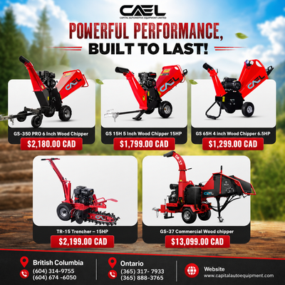 Take on tough land clearing, landscaping, forestry, and property maintenance projects with CAEL's pr...
