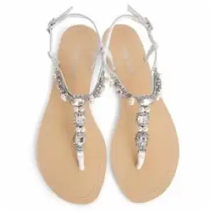 Women Sandals Size 11 White Leather NEW, View more