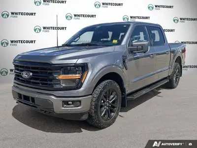 Introducing the sophisticated 2024 Ford F-150 XLT in a pristine white finish with a 4 4 drivetrain a...