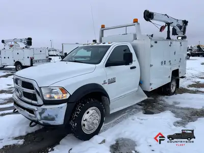 Countryside Fleet 2013 Dodge 5500 Regular Cab 4x4 Service Truck + 6.7L Cummins Diesel + 4x4 W/ AutoM...