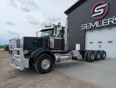 2018 Peterbilt 367 High Hood Tri Drive Cab and Chassis Truck Located near Westlock, AB KMS: 460,433...