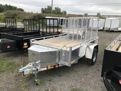 Miska 5'x8' Silver Bullet Utility Trailer Made in Canada 5'x8' Aluminum Utility Trailers - Ready to...