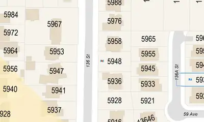 Exceptional 67.6' x 109' (7,357 SF) fully serviced building lot in a quiet, established Surrey neigh...