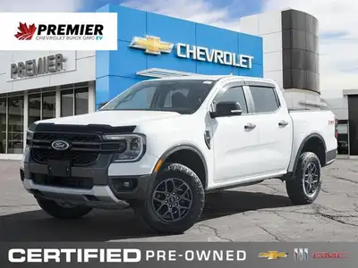 Command every adventure with the rugged yet refined 2024 Ford Ranger XLT Crew Cab Pickup. With just...
