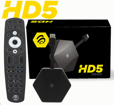 Sleek and discrete, the HD5 is our latest portable model designed to hide behind your TV. Plenty of...